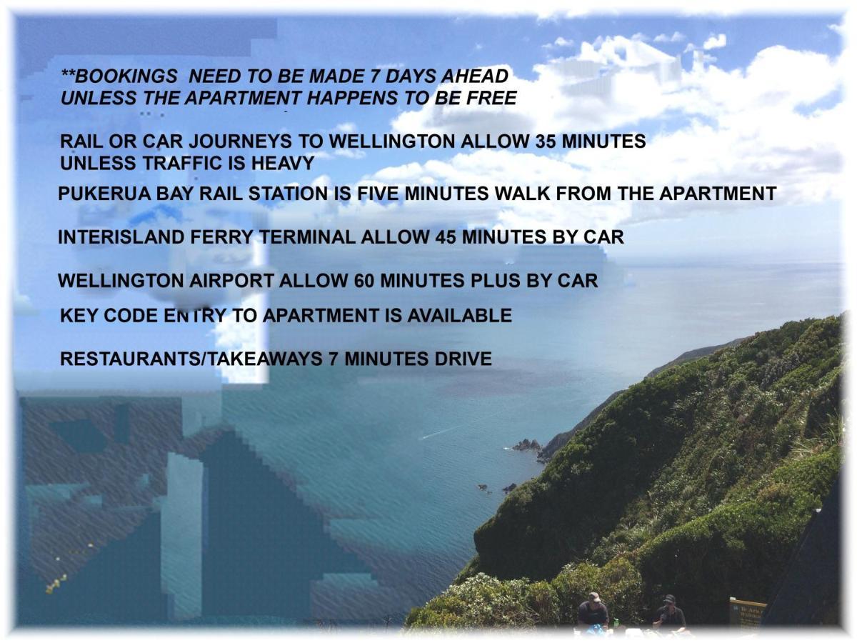 Peaceful Pukerua Bay Apartment Luaran gambar